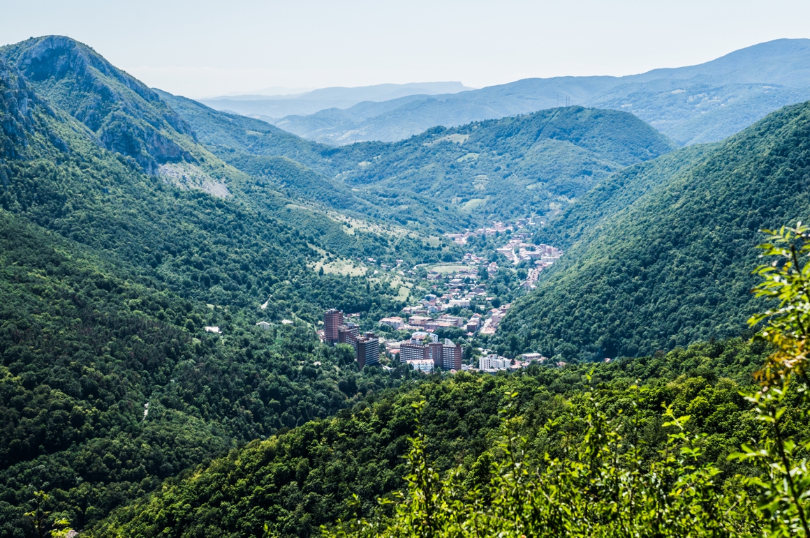 Băile Herculane de la înălțime